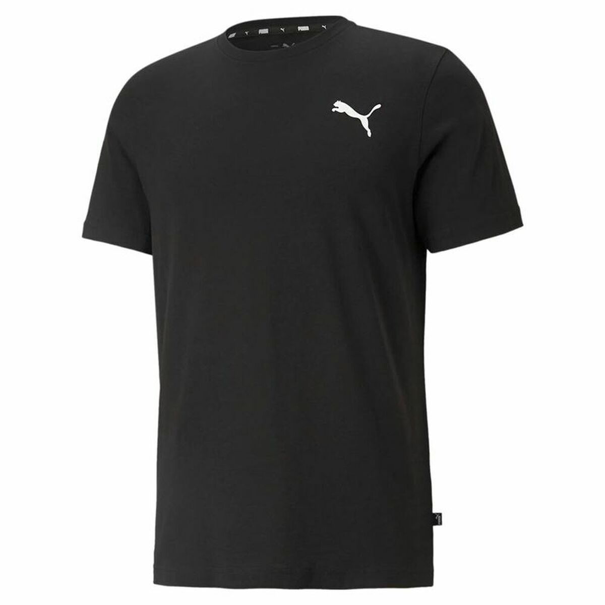 Men’s Short Sleeve T-Shirt Puma Essentials Small Logo Black S