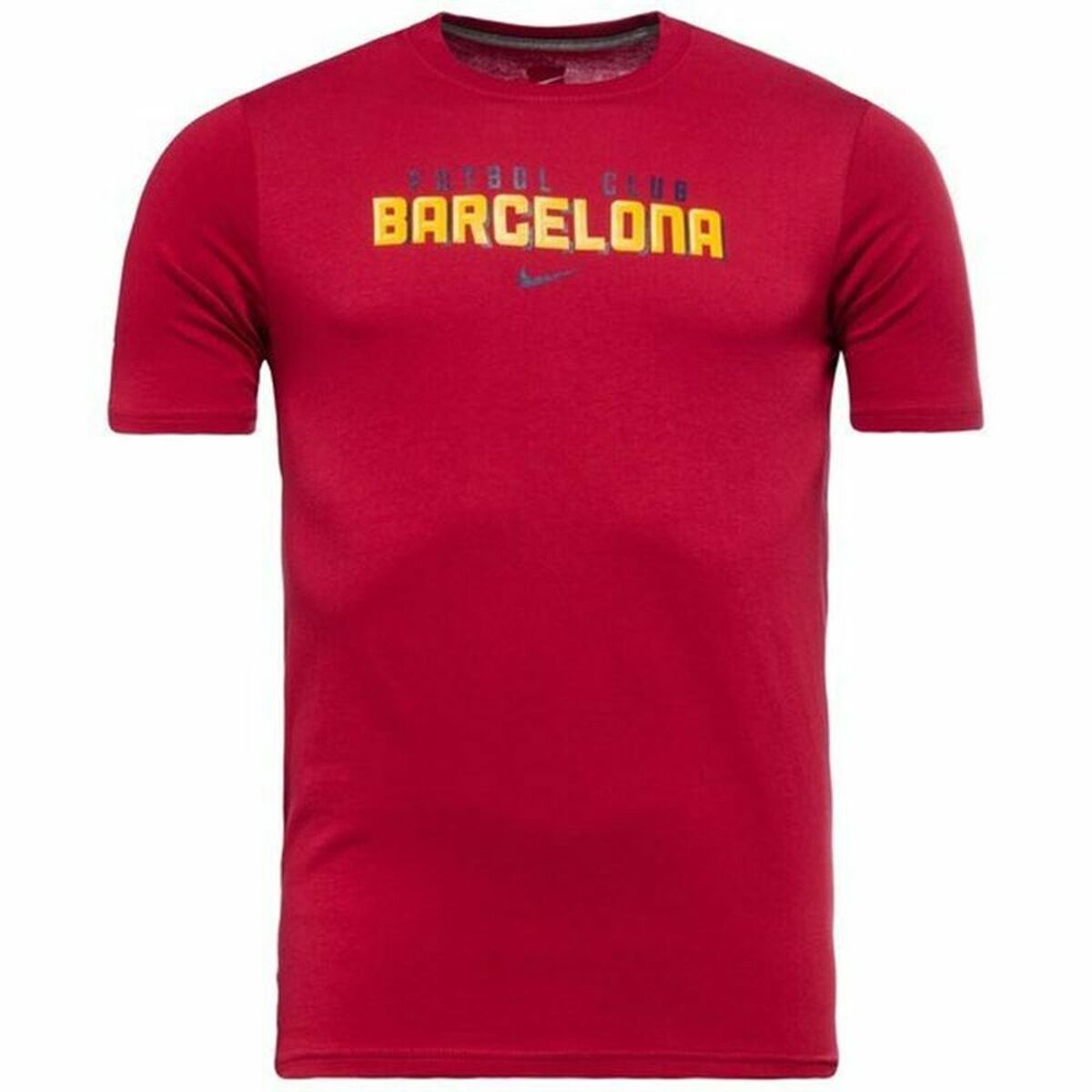 Child's Short Sleeve T-Shirt Nike FC Barcelona Club Red 7-8 Years